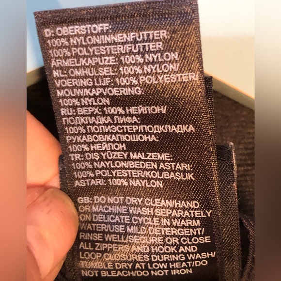 NORTH FACE Windbreaker/Raincoat sz M(10-12) girls - Picture 6 of 7